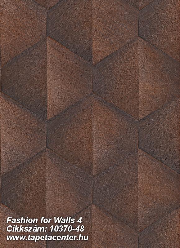 3d hatású,geometriai mintás,metál-fényes,barna,lemosható,vlies tapéta 3d hatású,geometriai mintás,metál-fényes,barna,lemosható,vlies tapéta